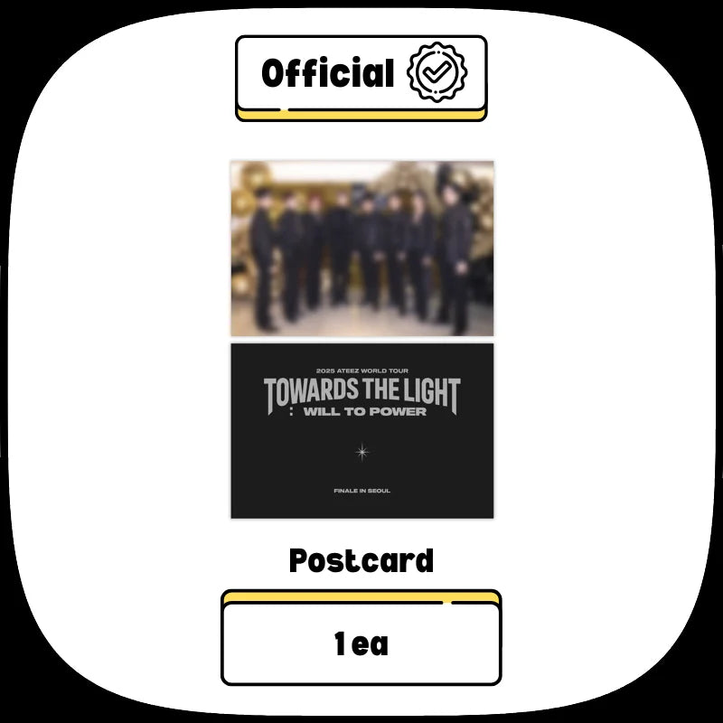 Pre-Order] 2025 ATEEZ WORLD TOUR [TOWARDS THE LIGHT : WILL TO