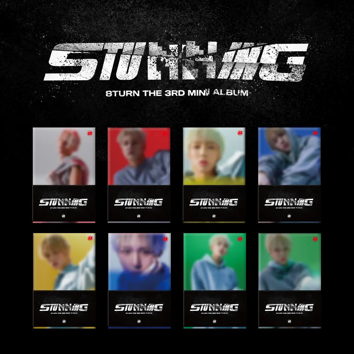 8TURN 3rd Mini Album - STUNNING (Poca Album)