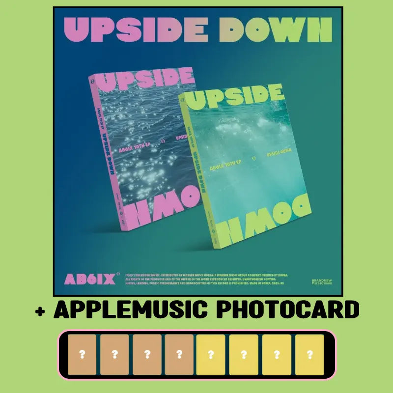 AB6IX 10th EP Album - UPSIDE DOWN (Photobook Ver.) + APPLEMUSIC