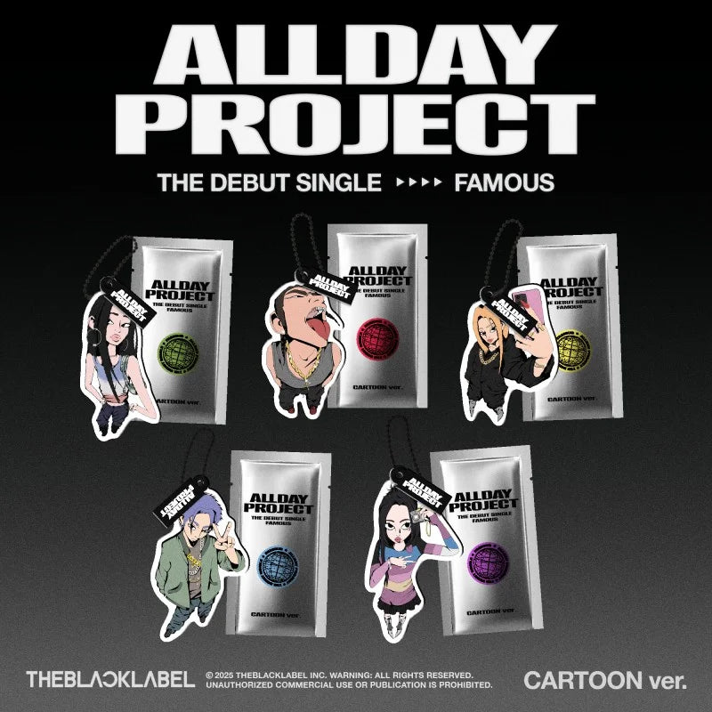 【新品未開封】ALLDAY PROJECT CARTOON ver.　5種セット ALLDAY PROJECT CARTOON ver. 5種セット