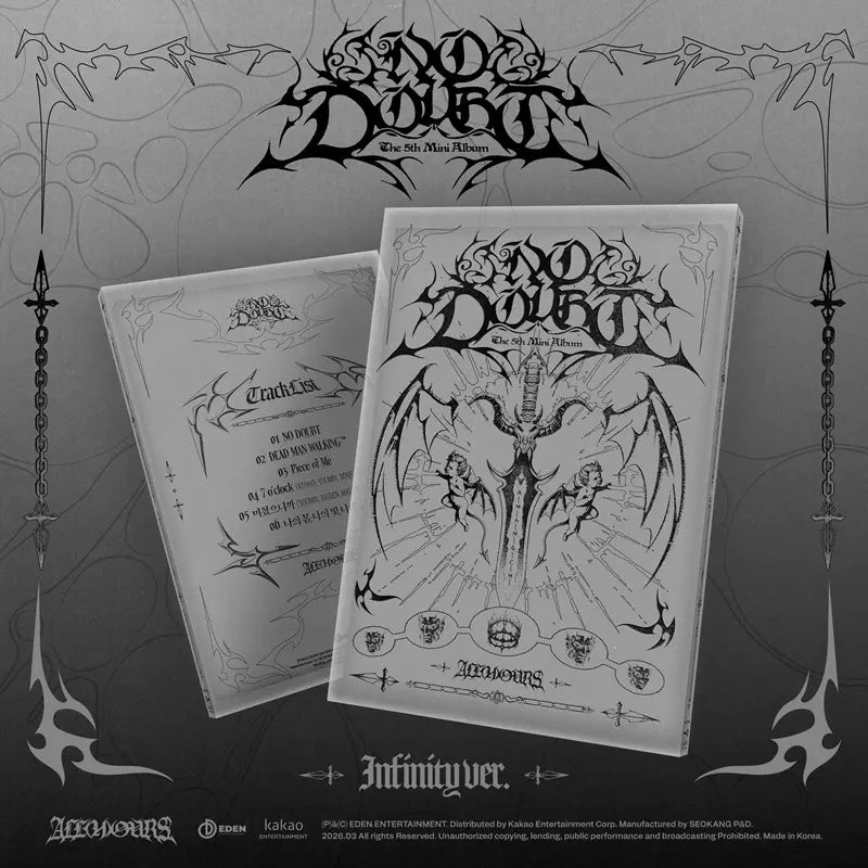 ALL (H)OURS 5th Mini Album - NO DOUBT + APPLEMUSIC Photocard