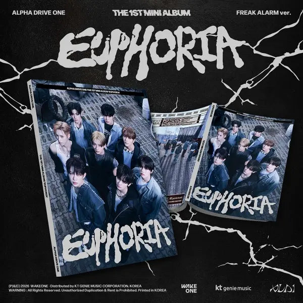 ALPHA DRIVE ONE 1st Mini Album - EUPHORIA (Freak Alarm Ver ALPHA DRIVE ONE 1st Mini Album - EUPHORIA (Freak Alarm Ver