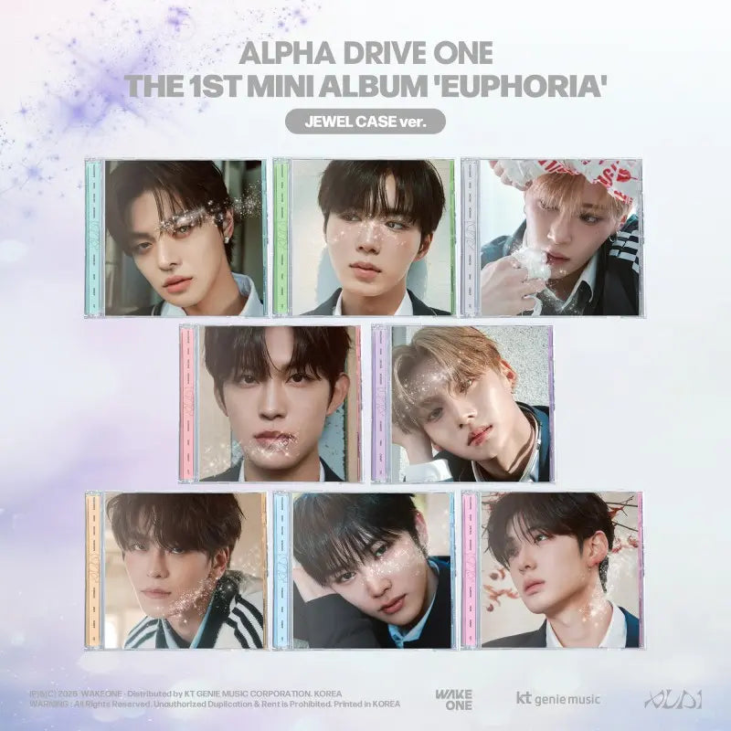 ALPHA DRIVE ONE 1st Mini Album - EUPHORIA (Jewel Case Ver.) + ALPHA DRIVE ONE 1st Mini Album - EUPHORIA (Jewel Case Ver.) +