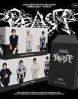 ALPHA DRIVE ONE 2nd Mini Album - UNBREAKABLE : 少年 BEAST (Hissing Ver.) + APPLEMUSIC Photocard