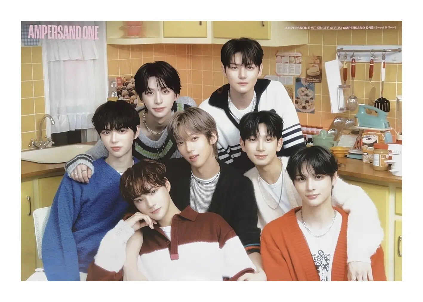 AMPERS&ONE 1st Single Album AMPERSAND ONE Official Poster - Photo Concept Sweet and Sour