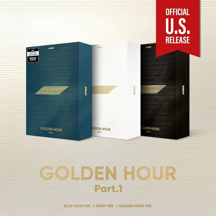 ATEEZ 10th Mini Album - GOLDEN HOUR : Part.1 (U.S. Ver.)