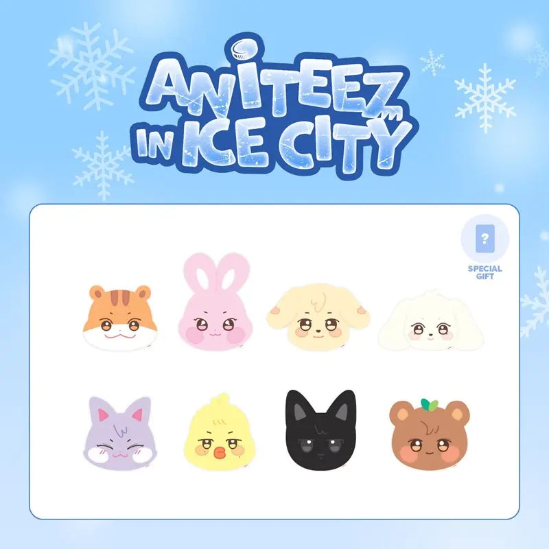ATEEZ ANITEEZ In Ice City Official Merchandise - Plush Cushion + Photocard