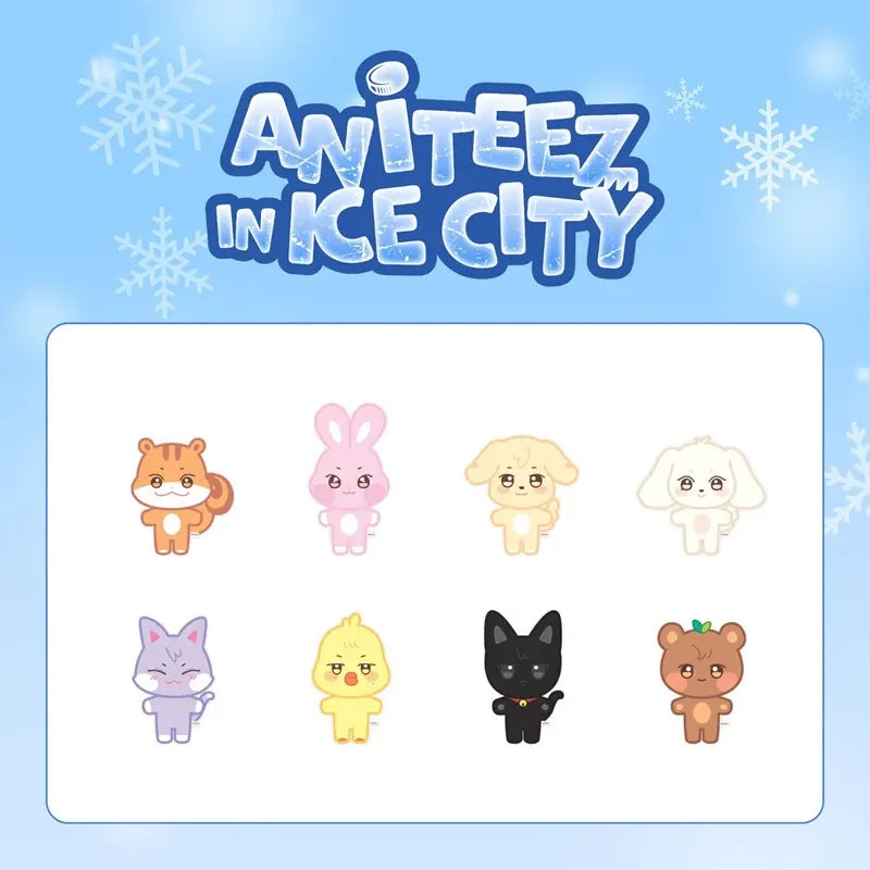 ATEEZ ANITEEZ IN ICE CITY Japan Plush Card Holder & Photo