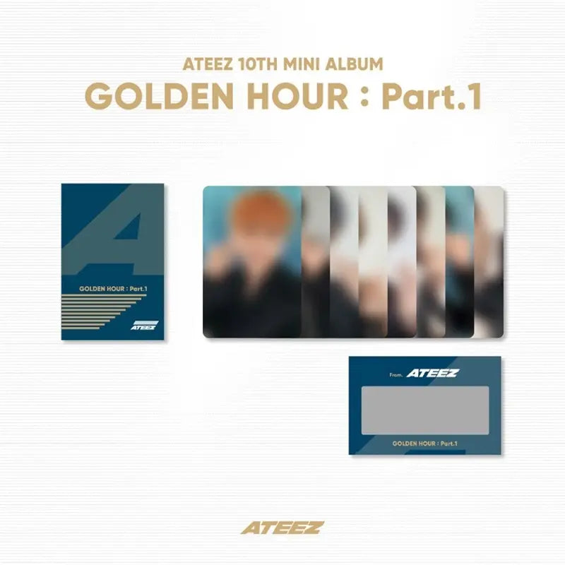 ATEEZ GOLDEN HOUR : Part.1 Official Merchandise - Photo & Scratch Card Set