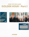 ATEEZ GOLDEN HOUR : Part.1 Official Merchandise - Photo & Scratch Card Set