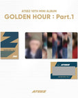 ATEEZ GOLDEN HOUR : Part.1 Official Merchandise - Photo & Scratch Card Set