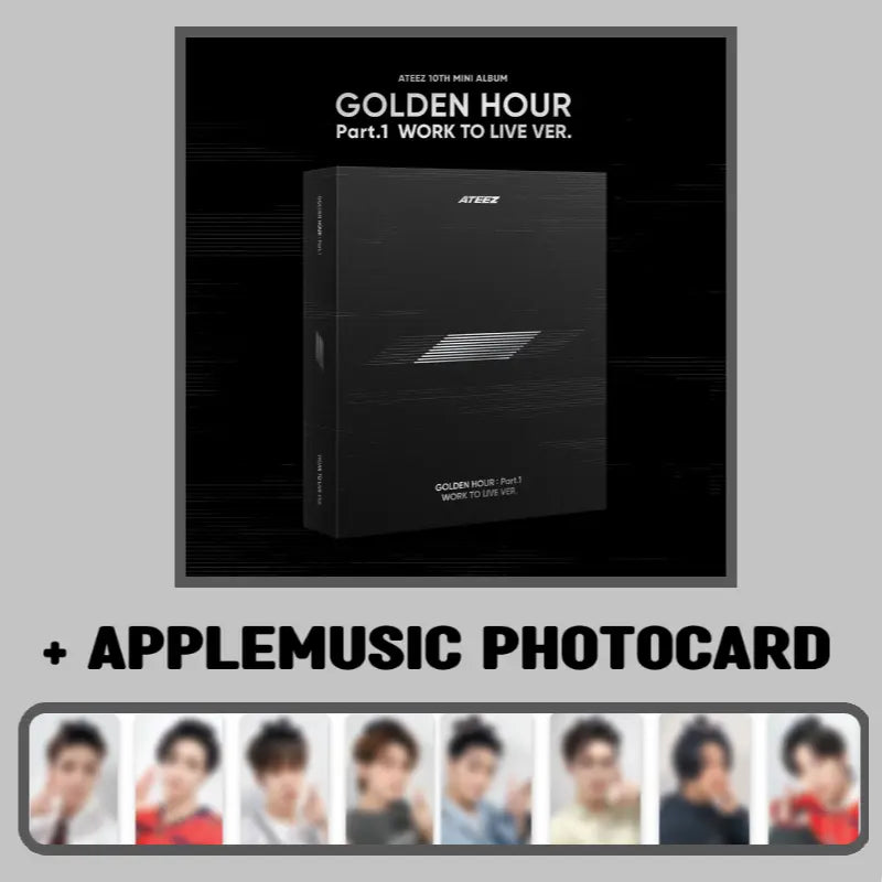 ateez work to live applemusic コンプリート ATEEZ 10th Mini Album - GOLDEN HOUR : Part.1 (WORK TO LIVE