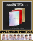 ATEEZ 11th Mini Album - GOLDEN HOUR : Part.2 + APPLEMUSIC Photocard