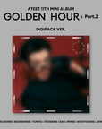 ATEEZ 11th Mini Album - GOLDEN HOUR : Part.2 (Digipack Ver.) + WITHMUU Photocard