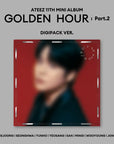 ATEEZ 11th Mini Album - GOLDEN HOUR : Part.2 (Digipack Ver.) + WITHMUU Photocard