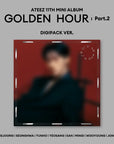 ATEEZ 11th Mini Album - GOLDEN HOUR : Part.2 (Digipack Ver.) + WITHMUU Photocard