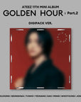 ATEEZ 11th Mini Album - GOLDEN HOUR : Part.2 (Digipack Ver.) + WITHMUU Photocard