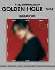 ATEEZ 11th Mini Album - GOLDEN HOUR : Part.2 (Digipack Ver.) + WITHMUU Photocard
