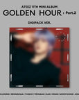 ATEEZ 11th Mini Album - GOLDEN HOUR : Part.2 (Digipack Ver.) + WITHMUU Photocard