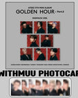 ATEEZ 11th Mini Album - GOLDEN HOUR : Part.2 (Digipack Ver.) + WITHMUU Photocard