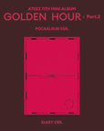 ATEEZ 11th Mini Album - GOLDEN HOUR : Part.2 (Poca Album) + TOKTOQ Photocard