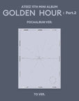 ATEEZ 11th Mini Album - GOLDEN HOUR : Part.2 (Poca Album) + TOKTOQ Photocard
