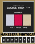 ATEEZ 11th Mini Album - GOLDEN HOUR : Part.2 (Poca Album) + MAKESTAR Photocard