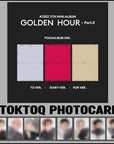 ATEEZ 11th Mini Album - GOLDEN HOUR : Part.2 (Poca Album) + TOKTOQ Photocard