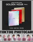 ATEEZ 11th Mini Album - GOLDEN HOUR : Part.2 + TOKTOQ Photocard
