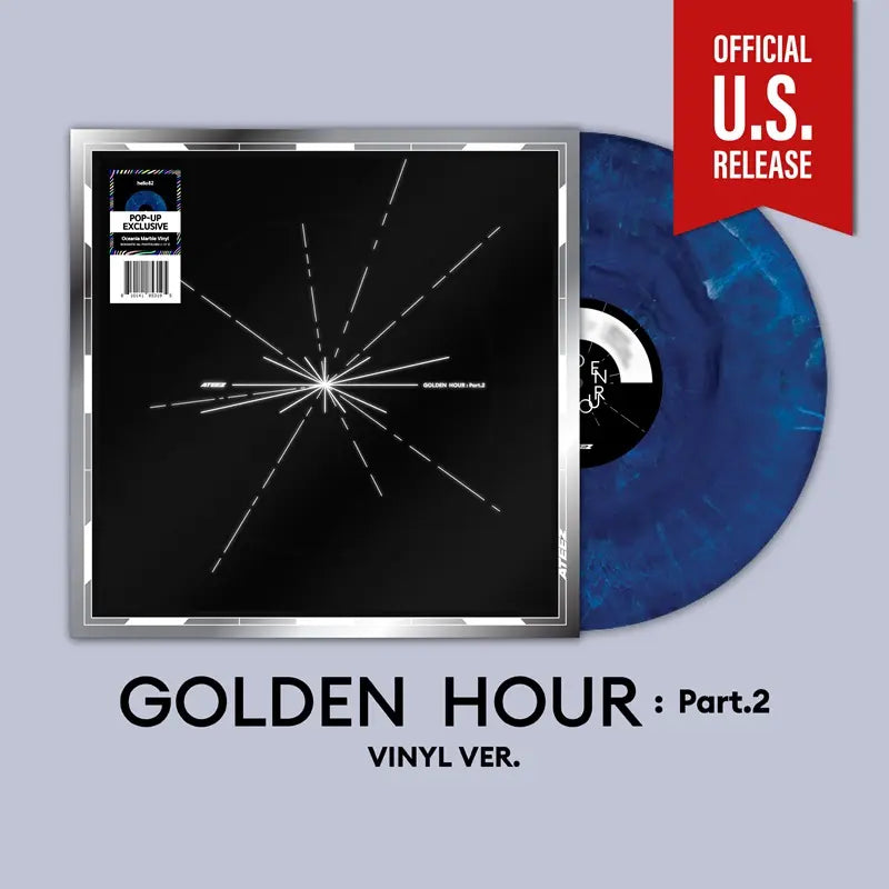 ATEEZ 11th Mini Album - GOLDEN HOUR : Part.2 (Vinyl Ver.) (U.S. ATEEZ 11th Mini Album - GOLDEN HOUR : Part.2 (Vinyl Ver.) (U.S.