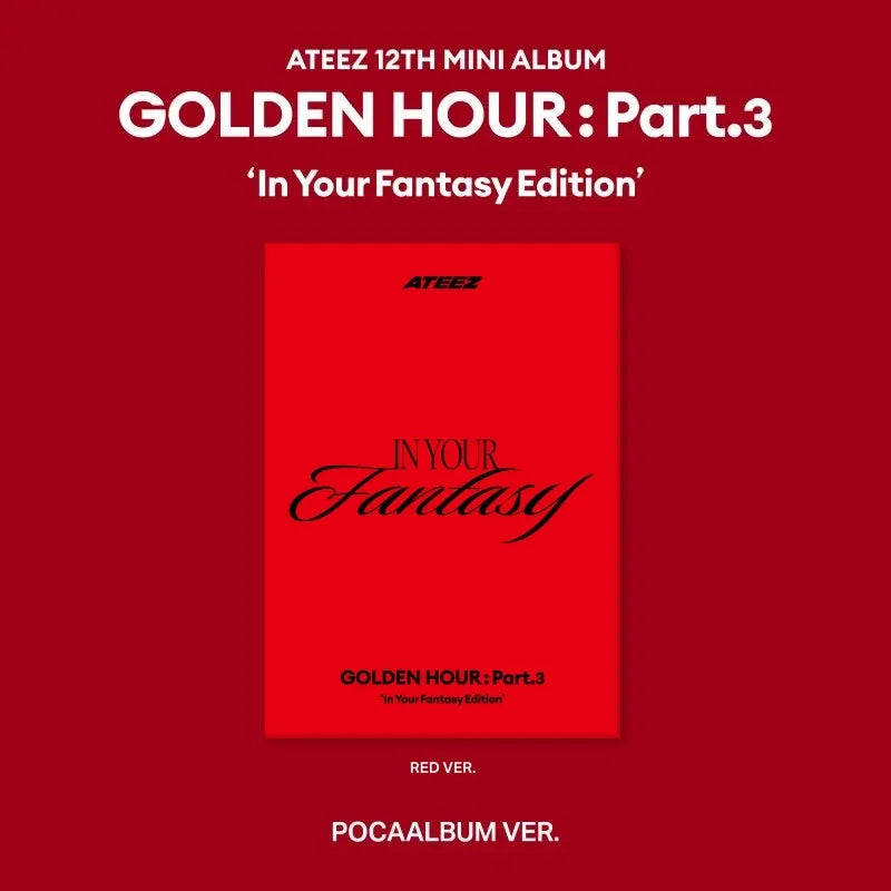 ATEEZ 12th Mini Album - GOLDEN HOUR : Part.3 (Poca Album