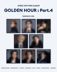 ATEEZ 13th Mini Album - GOLDEN HOUR : Part 4 (Digipack Ver.) + APPLEMUSIC Photocard