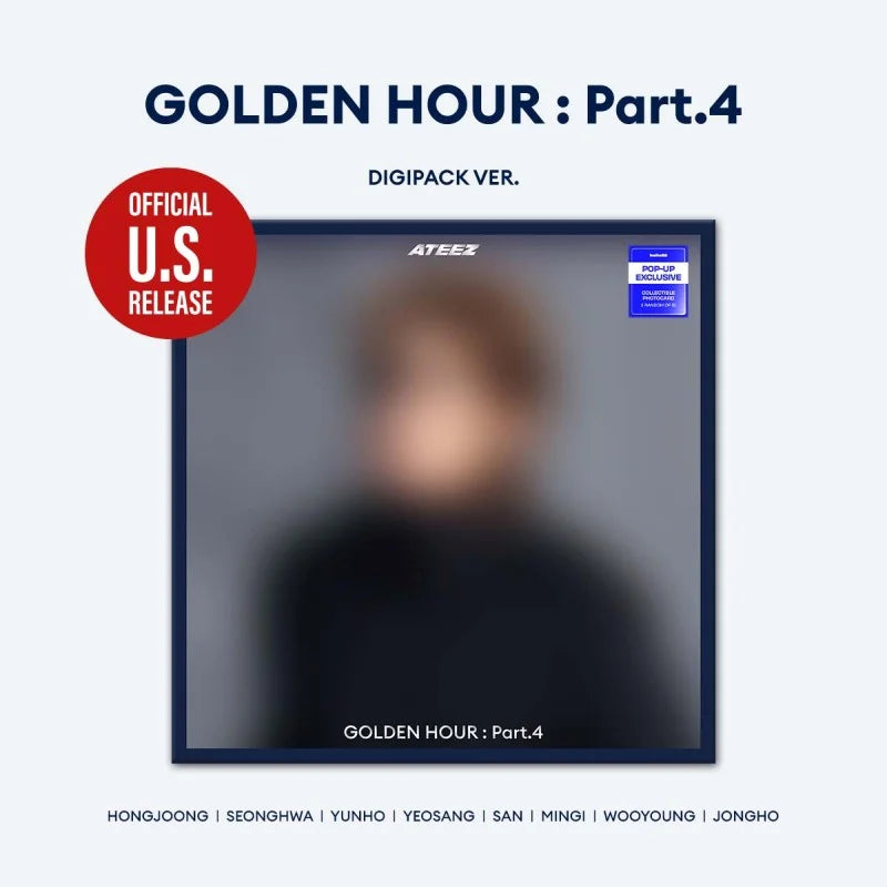 ATEEZ GOLDEN HOUR :Part.4 DIGIPACK 8形態 ATEEZ 13TH MINI ALBUM - GOLDEN HOUR : PART.4 (MEMBER DIGIPACK VER)