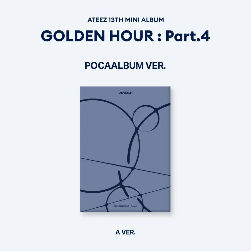 ATEEZ 13th Mini Album - GOLDEN HOUR : Part 4 (Poca Album Ver ATEEZ 13th Mini Album - GOLDEN HOUR : Part 4 (Poca Album Ver