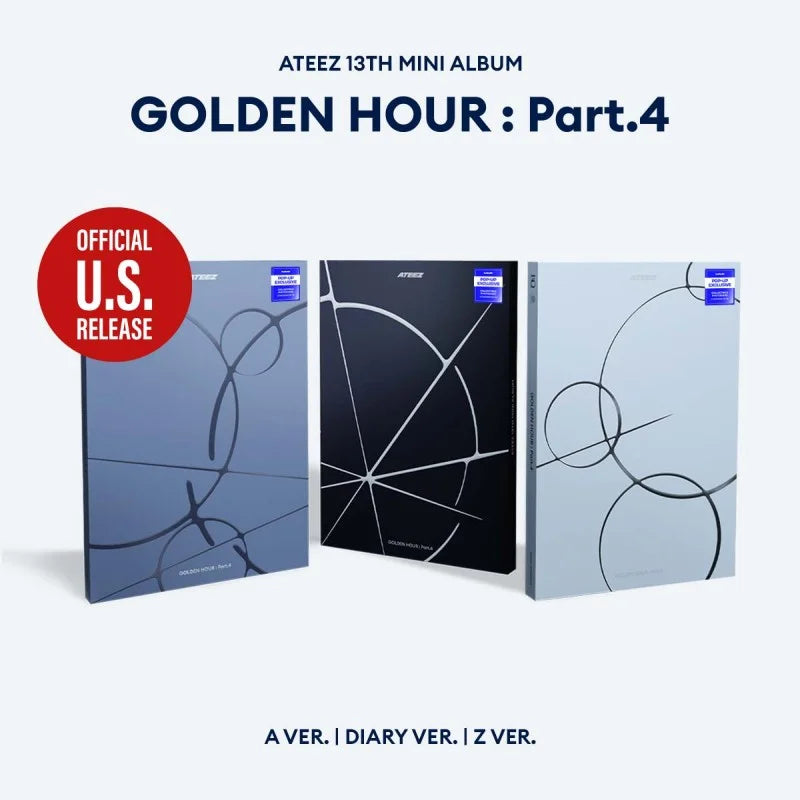 サン ATEEZ POP-UP exclusive hello82 ラキドロ 에이티즈 | ATEEZ [ GOLDEN HOUR : Part.4 ] VINYL VER. hello82 [POP