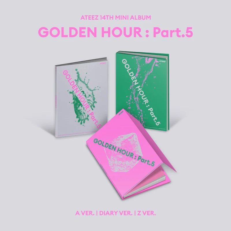 Pre-Order] ATEEZ 14th Mini Album - GOLDEN HOUR : Part 5 +