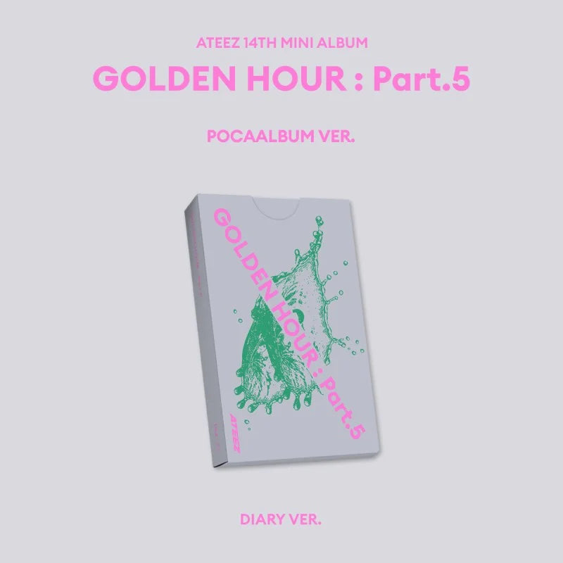 Pre-Order] ATEEZ 14th Mini Album - GOLDEN HOUR : Part 5 (Poca