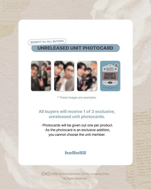 ATEEZ 2026 Season's Greetings (hello82 Exclusive) – Choice Music LA ATEEZ 2026 Season's Greetings (hello82 Exclusive) – Choice Music LA