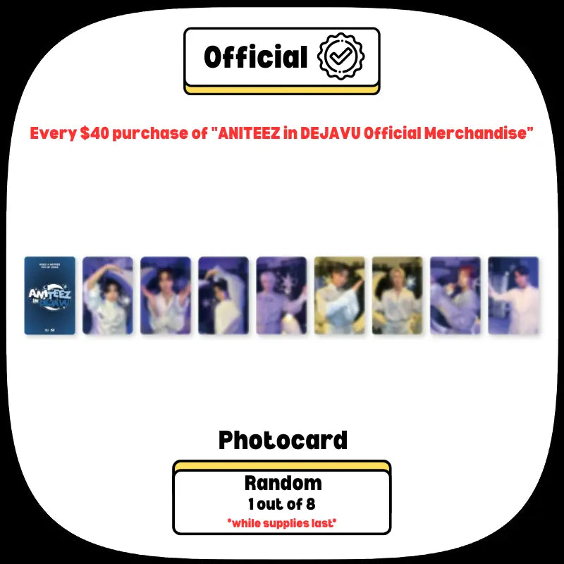 Pre-Order] ATEEZ ANITEEZ in DEJAVU Official Merchandise - Random