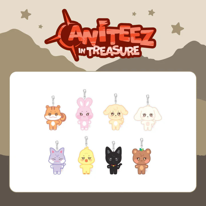 ATEEZ サン ANITEEZ IN TREASURE キーリング ATEEZ ANITEEZ in Treasure Official Merchandise - Plush