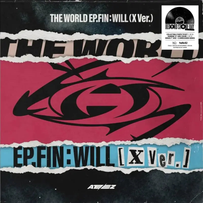ATEEZ Album - THE WORLD EP.FIN : WILL (LP) – Choice Music LA