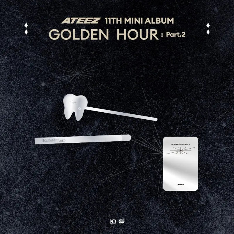 ATEEZ GOLDEN HOUR : Part.2 Official Merchandise - Hairpin Set