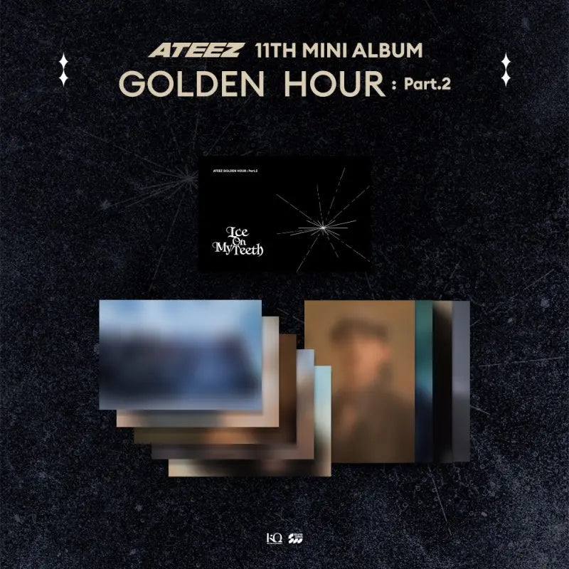 ATEEZ GOLDEN HOUR : Part.2 Official Merchandise - M/V Behind Postcard Set