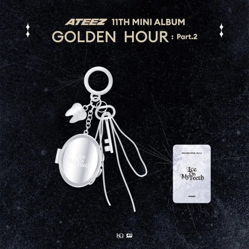 ATEEZ GOLDEN HOUR : Part.2 Official Merchandise - Mirror Keyring