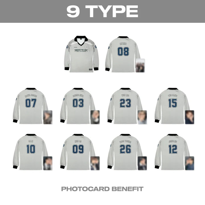 ATEEZ Towards the Light : Will to Power in Europe Official Merchandise - Replica Long Sleeve
