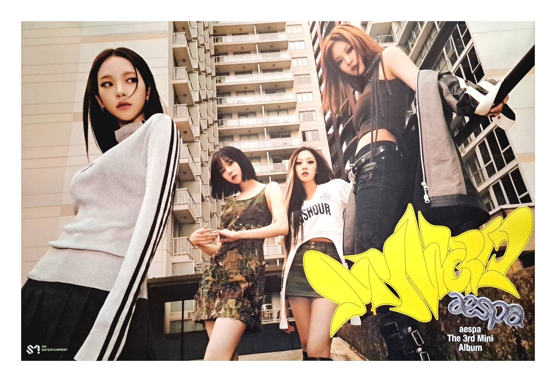 K-POP　aespa ミュージシャンポスター　アイドルポスター　A1 ドキュメンタリー映画「aespa: MY First page」ポスタービジュアル