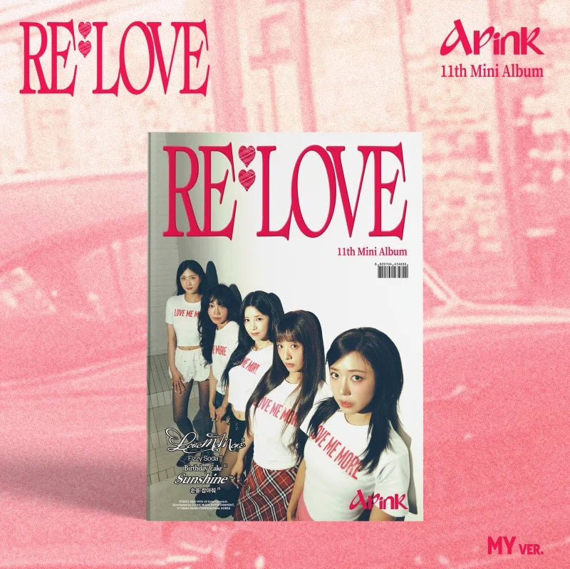 【レア】Apink ミニアルバムセット Pre-Order] Apink 11th Mini Album - RE:LOVE + APPLEMUSIC Photocard