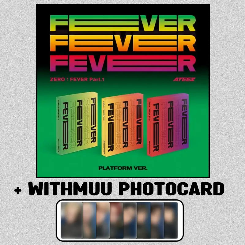 Ateez 5th Mini Album - Zero: Fever Part.1 (Platform Ver.) + Ateez 5th Mini Album - Zero: Fever Part.1 (Platform Ver.) +