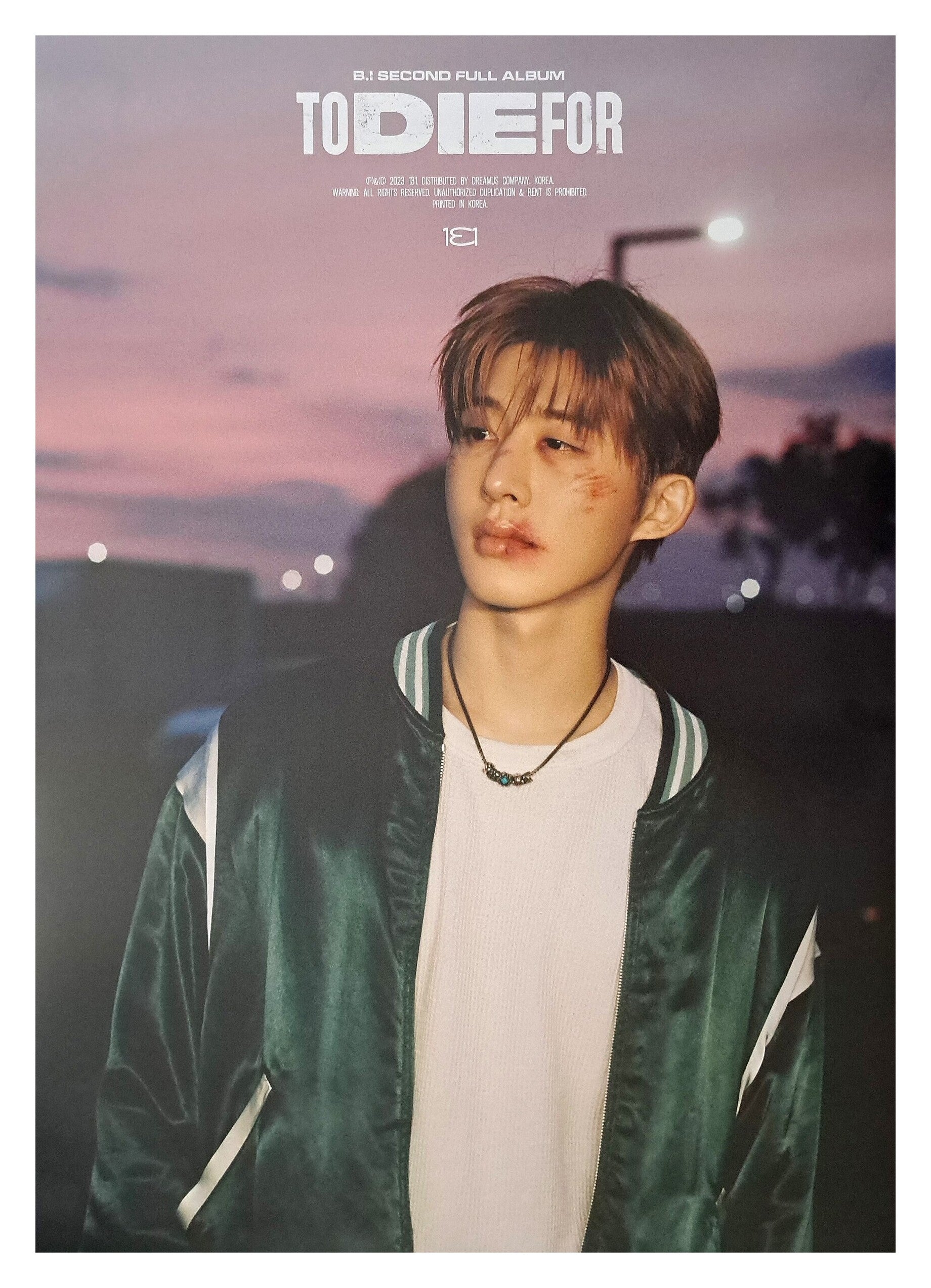 B.I 2nd Album TO DIE FOR Official Poster - Photo Concept Die For Love ...