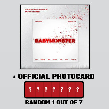 BABYMONSTER 1st Mini Album - BABYMONS7ER (Photobook Ver.) + Photocard